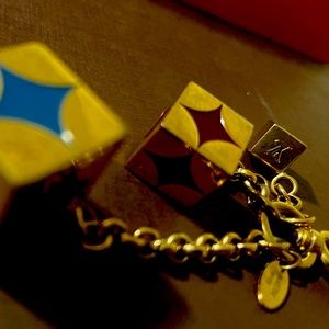 *SOLD* Louis Vuitton Bag Charm Damier Cubes